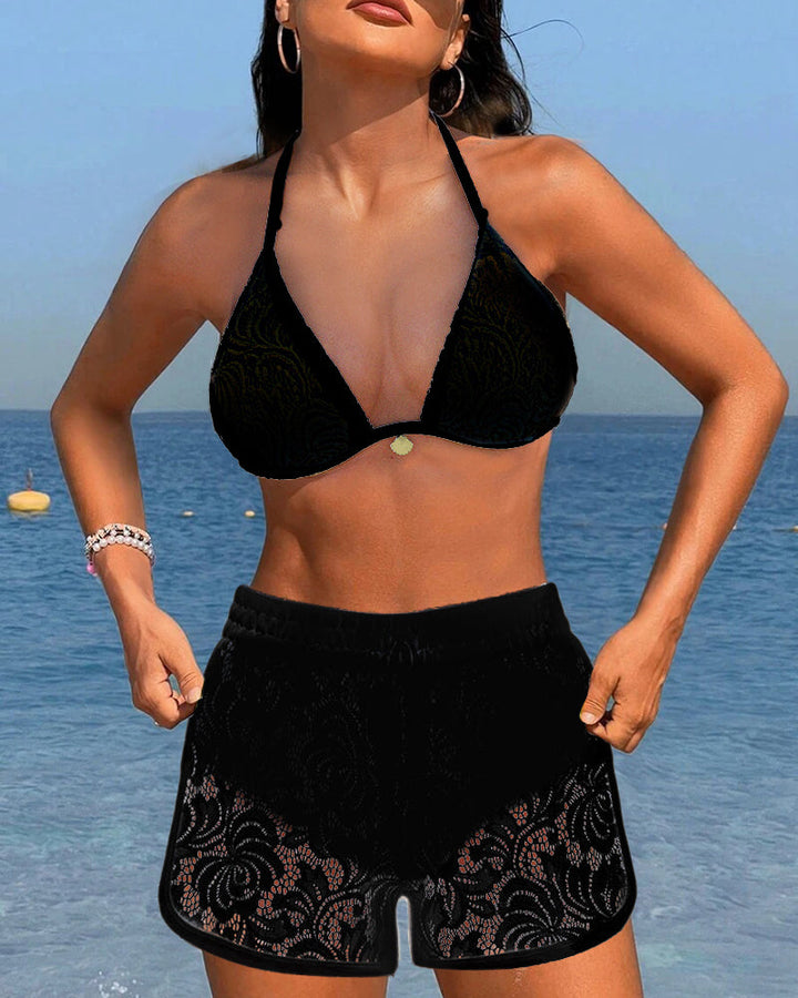 Lana® | Set de bikini din dantelă elegant