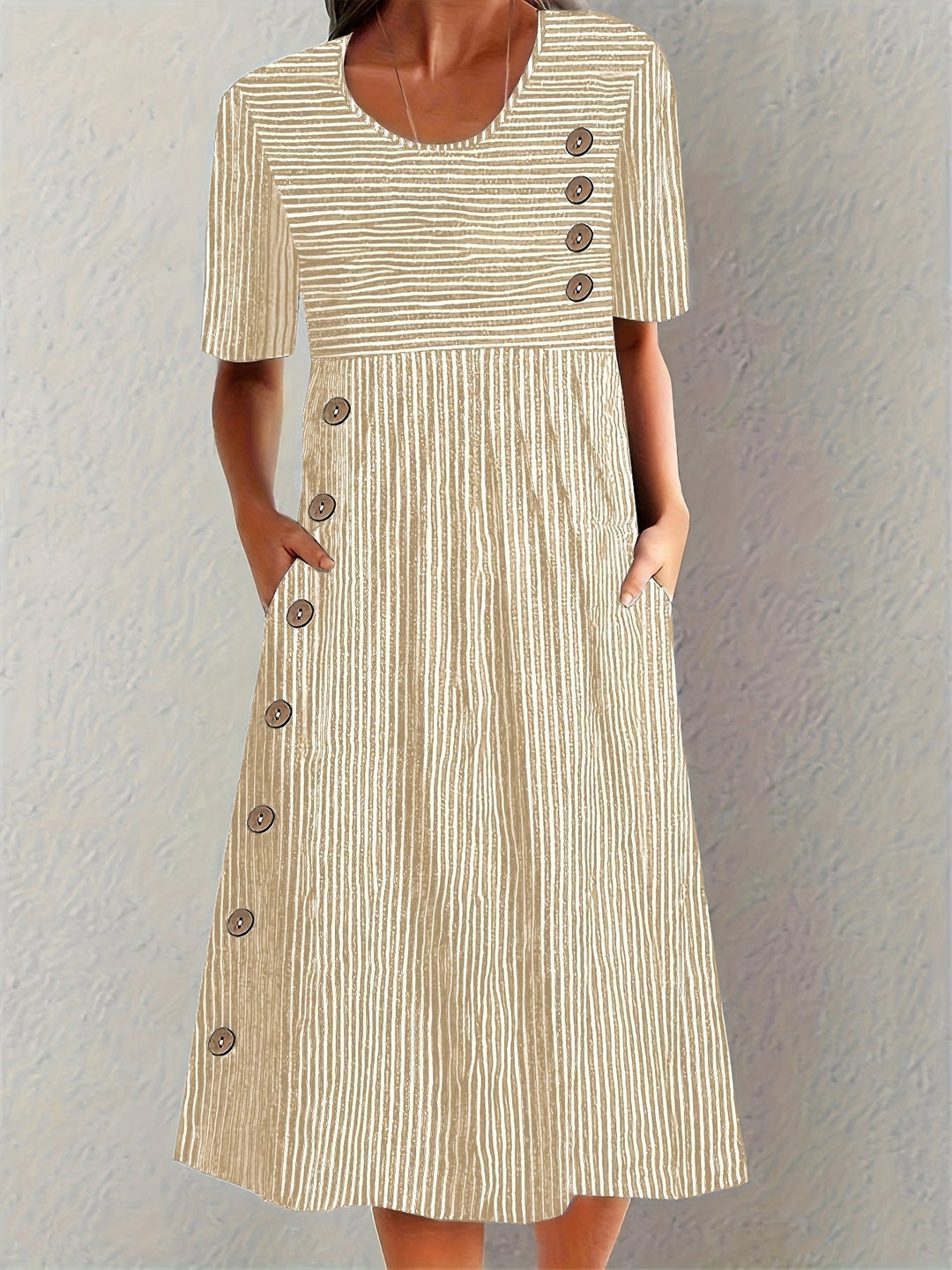 Belle | Rochie de vară în dungi