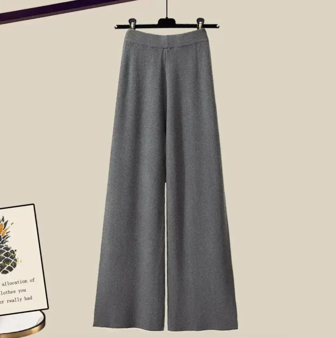 Tina – Set de Damă 3 Piese Confortabil din Material Moale cu Mâneci Lungi