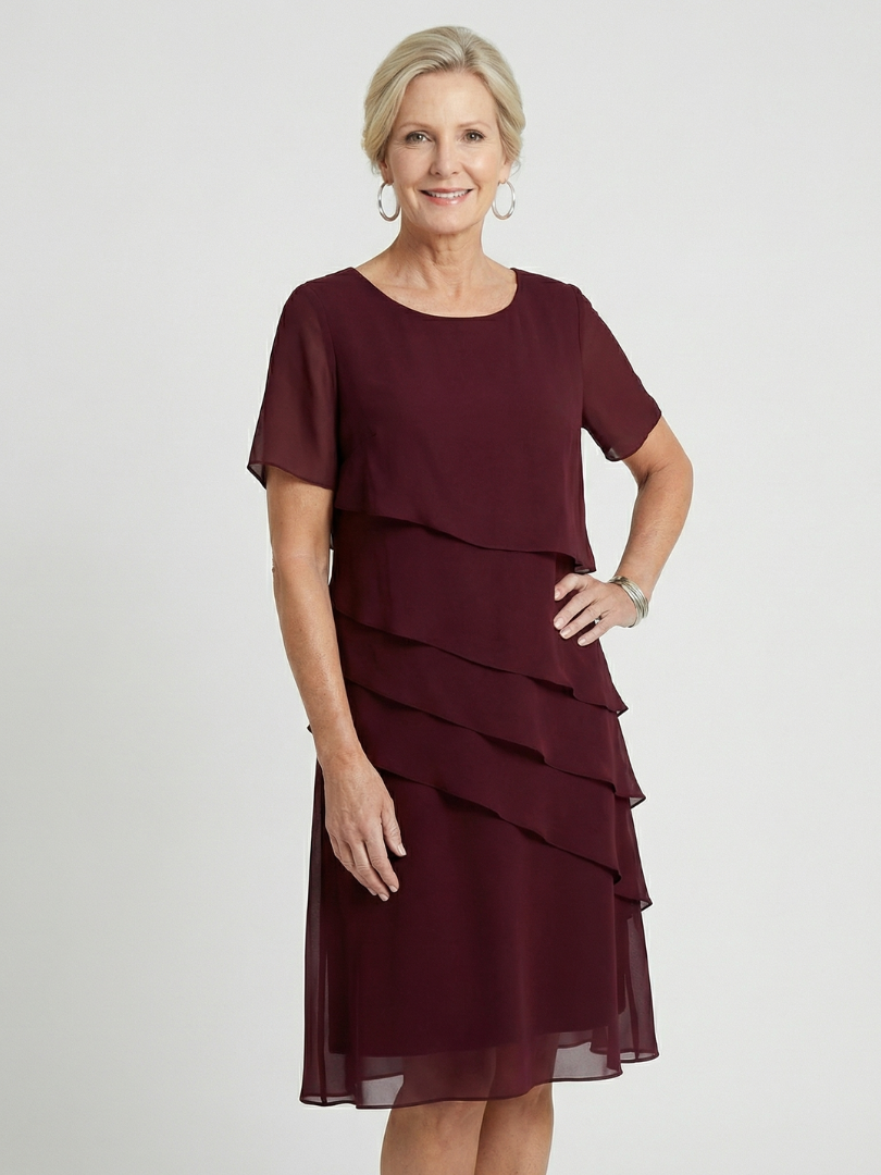 Bea | Rochie Midi Moale cu Contur