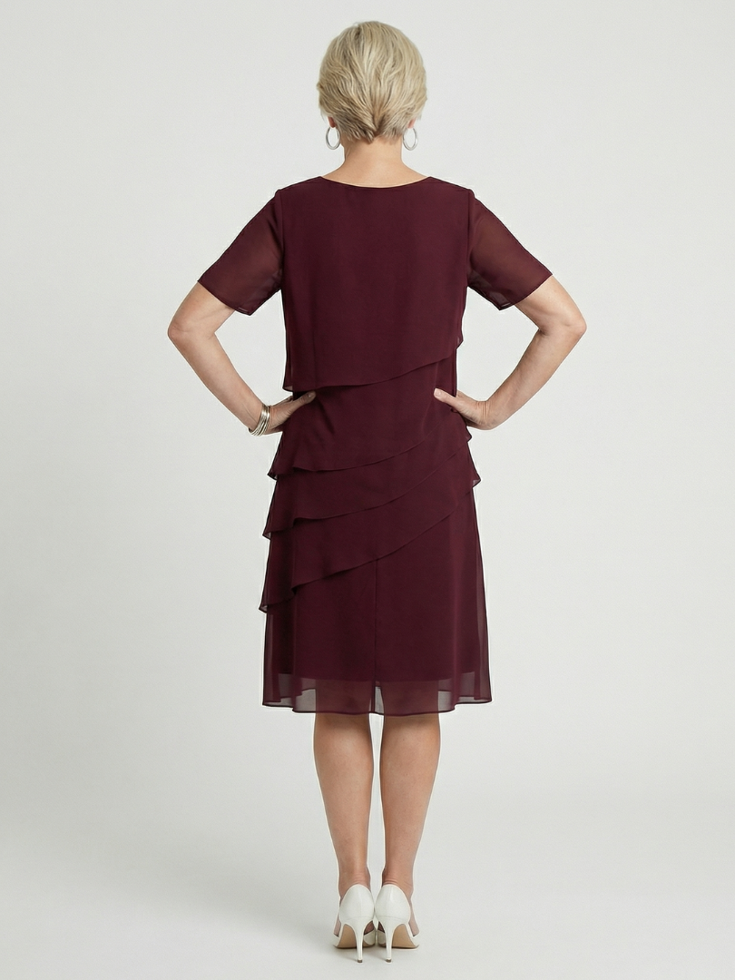 Bea | Rochie Midi Moale cu Contur