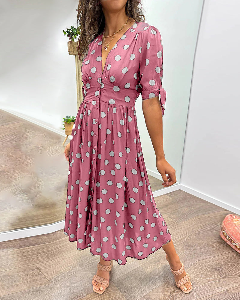 Anna | Rochie de vară cu buline