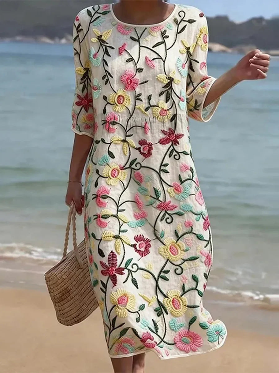 Erica | Rochie Florală Elegantă