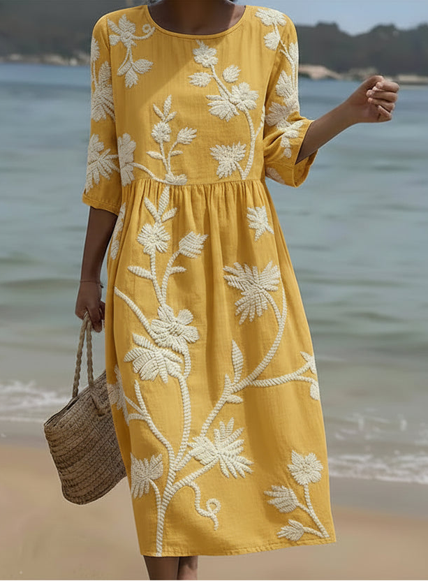 Lauren | Rochie Florală Elegantă