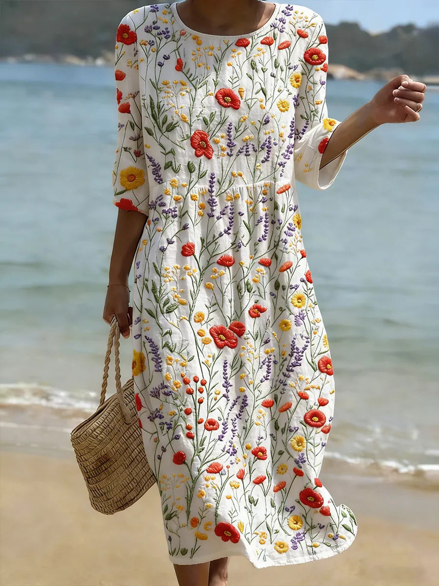 Nicole | Rochie Florală Elegantă