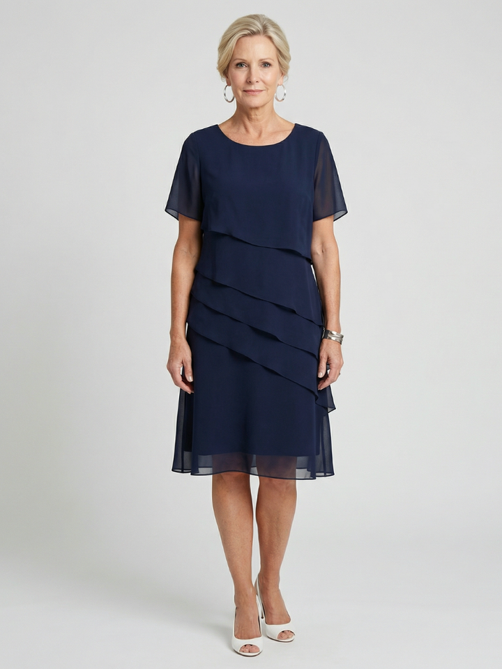 Bea | Rochie Midi Moale cu Contur