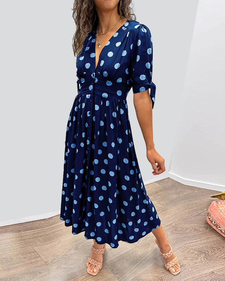 Anna | Rochie de vară cu buline
