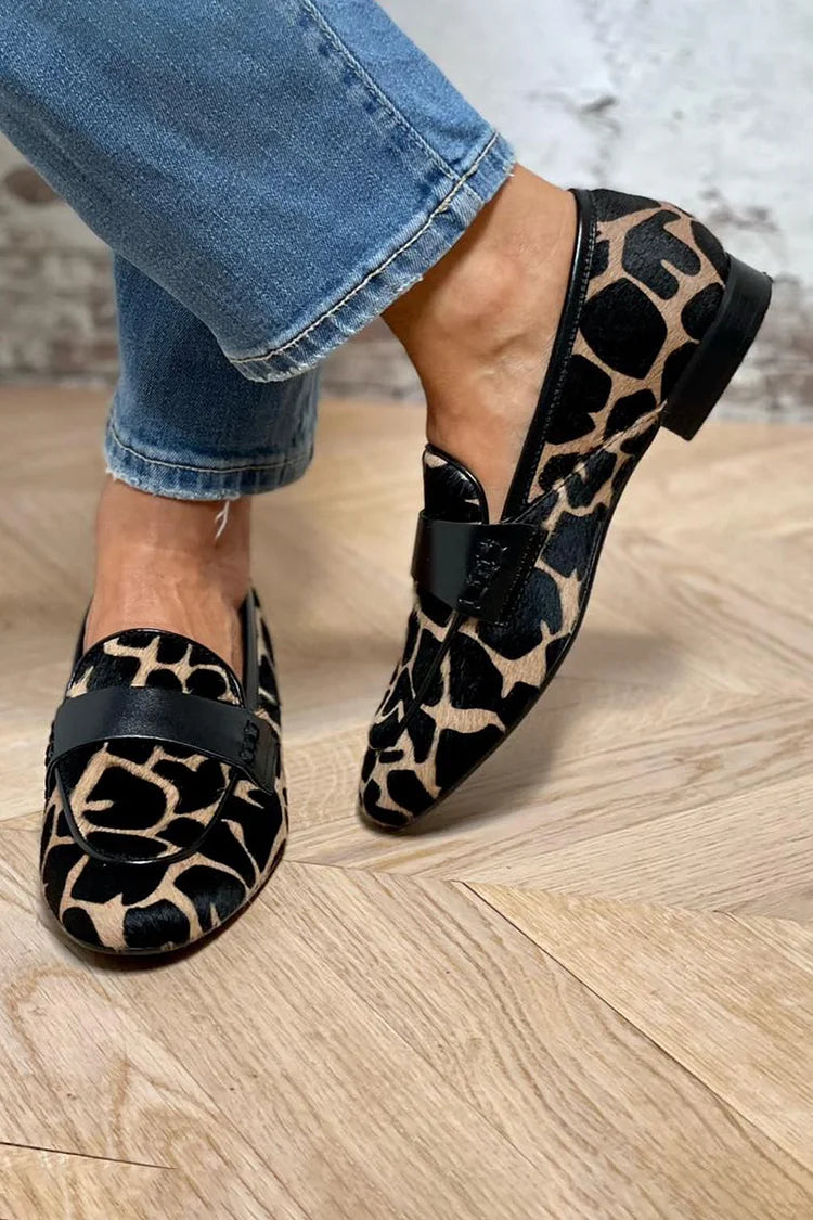 Selena | Mocassini Animal Print