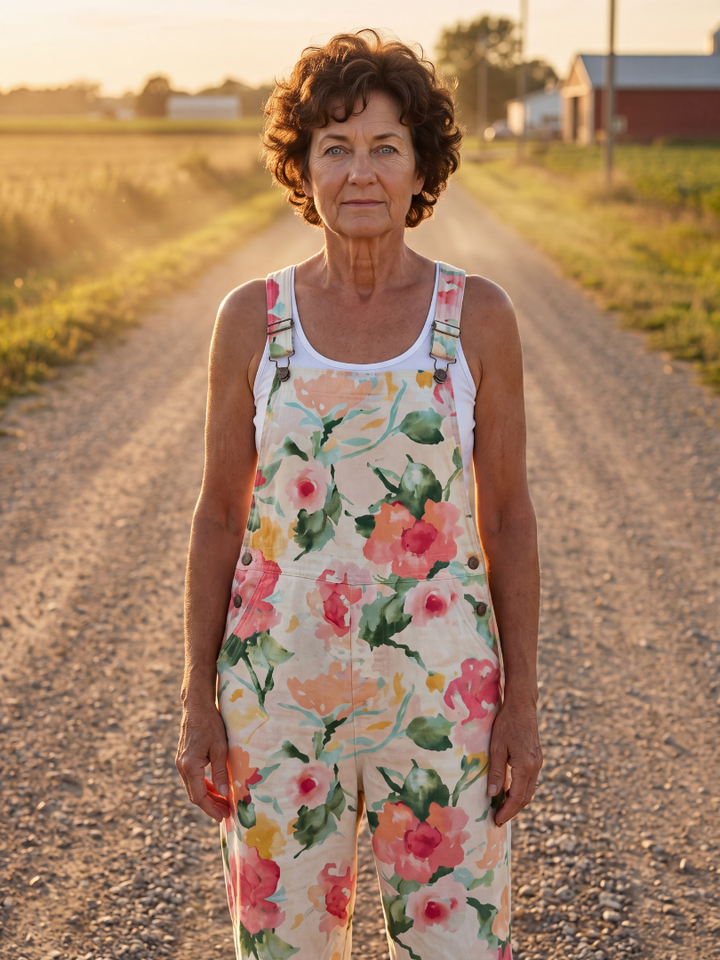Jose | Salopetă Florală Moale