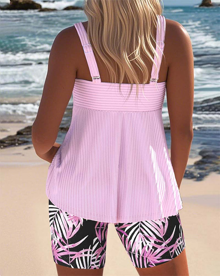 Luna® – Set de tankini colorat