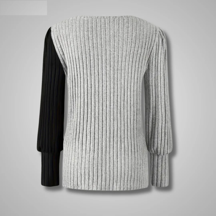 Kaia | Cămașă Elegantă Tricotată cu Mâneci Lungi