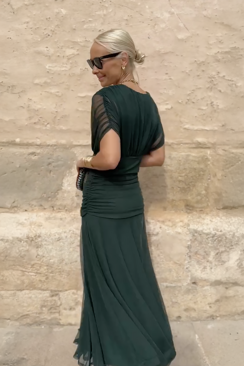Rochie Luisa cu Decolteu în V