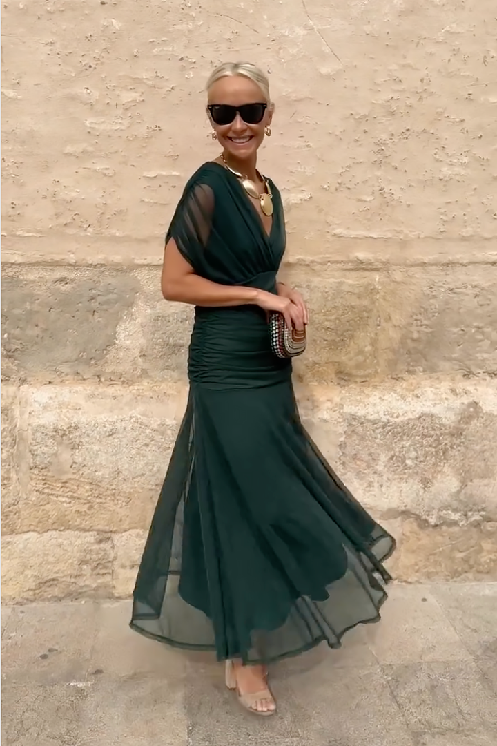 Rochie Luisa cu Decolteu în V