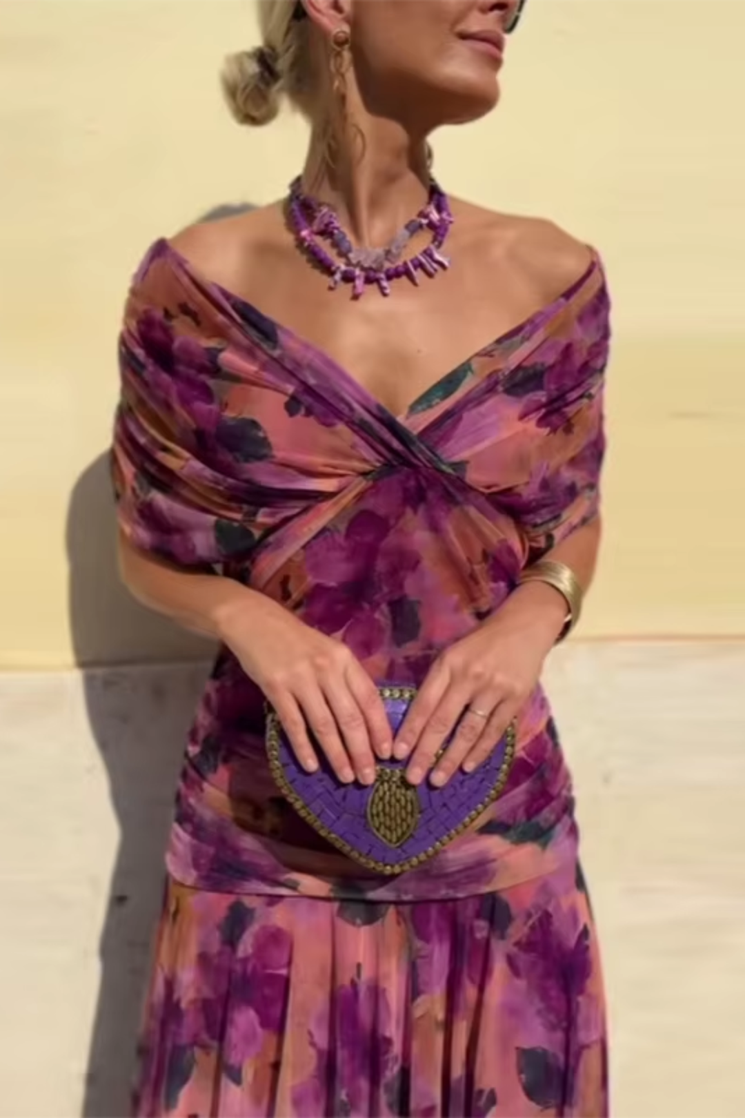 Rochie Luisa cu Decolteu în V