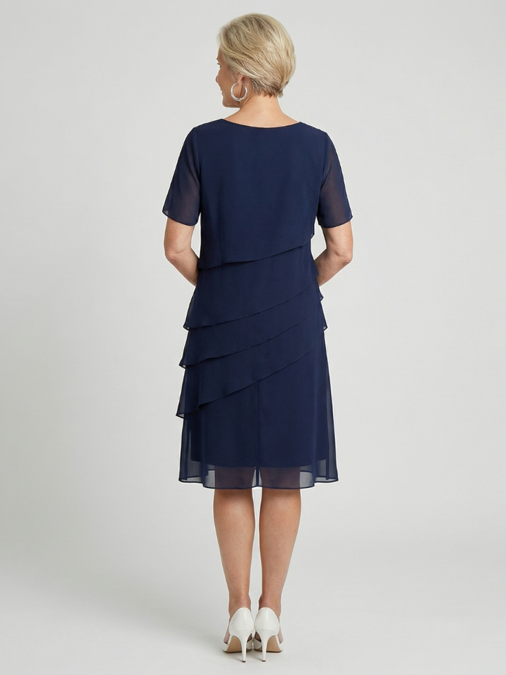 Bea | Rochie Midi Moale cu Contur