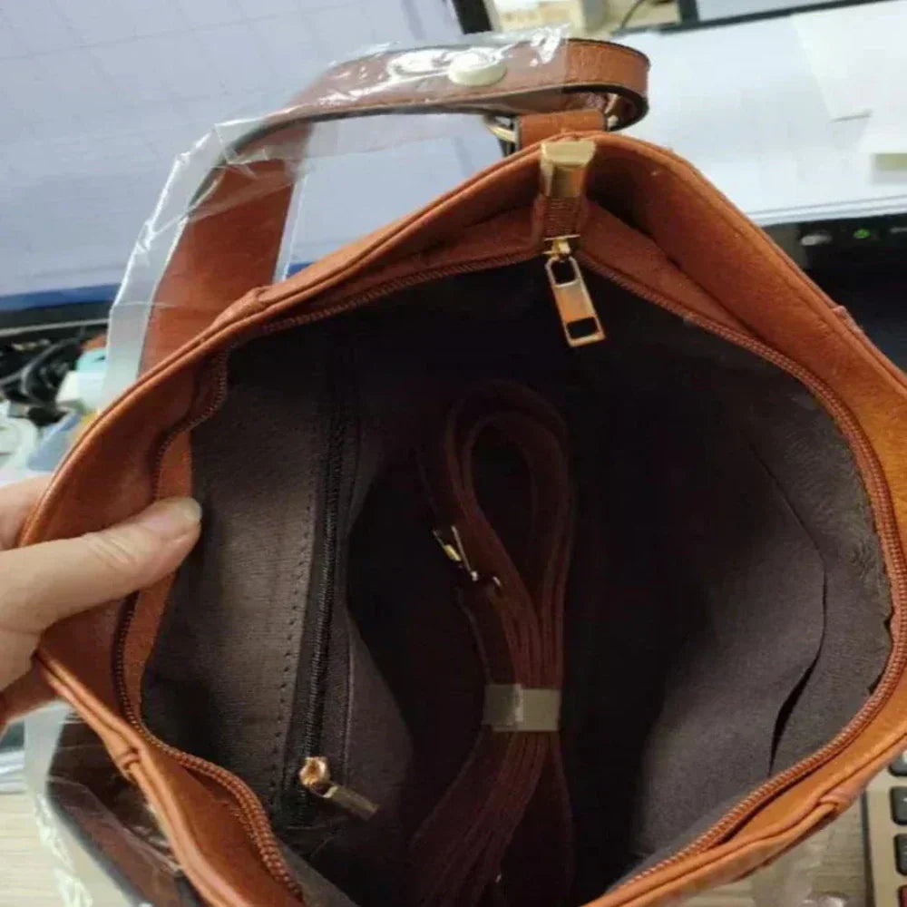 Tessa | Geantă de umăr vintage cu un design clasic și atemporal