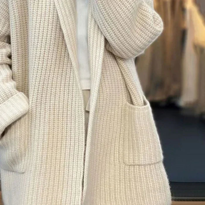Cristina | Cardigan tricotat cu buzunare