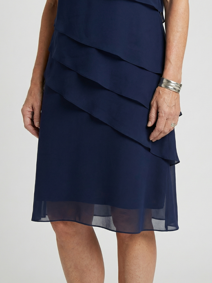 Bea | Rochie Midi Moale cu Contur