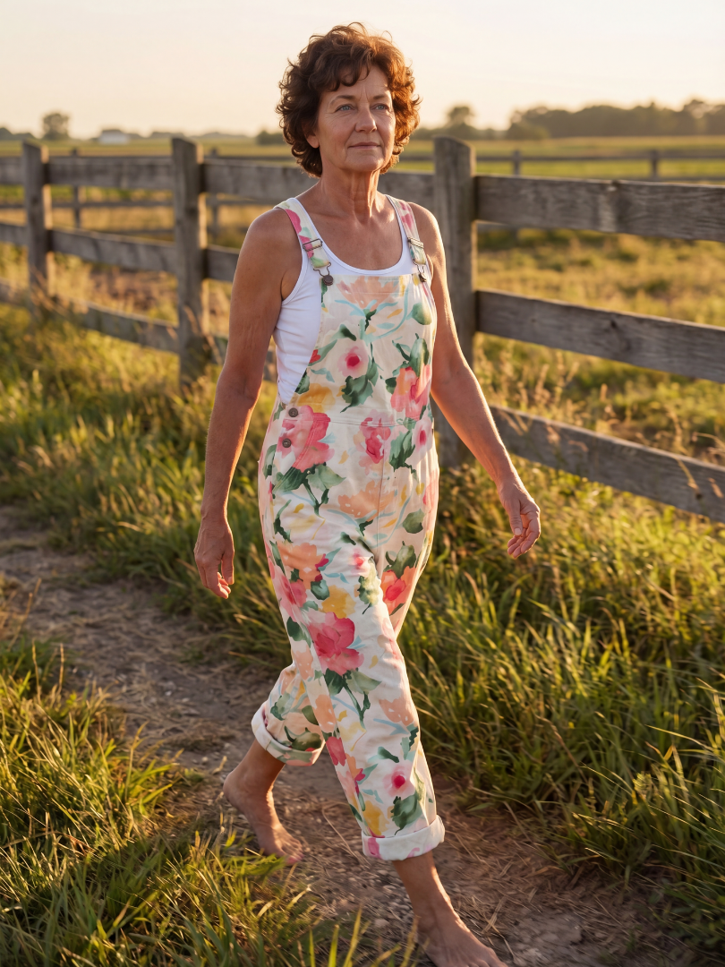 Jose | Salopetă Florală Moale