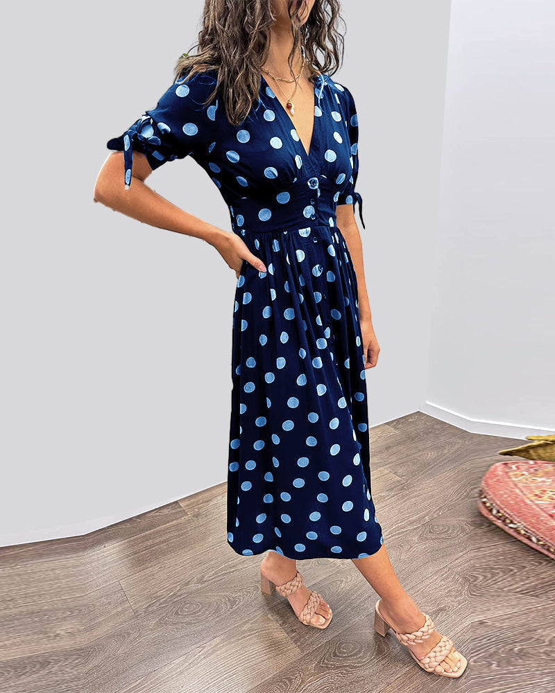 Anna | Rochie de vară cu buline