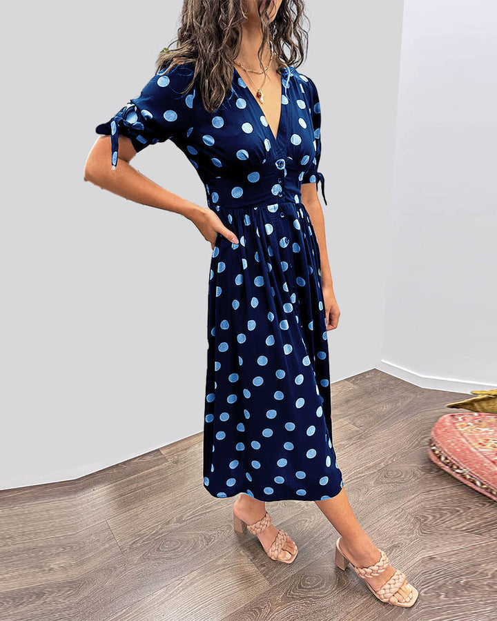 Anna | Rochie de vară cu buline