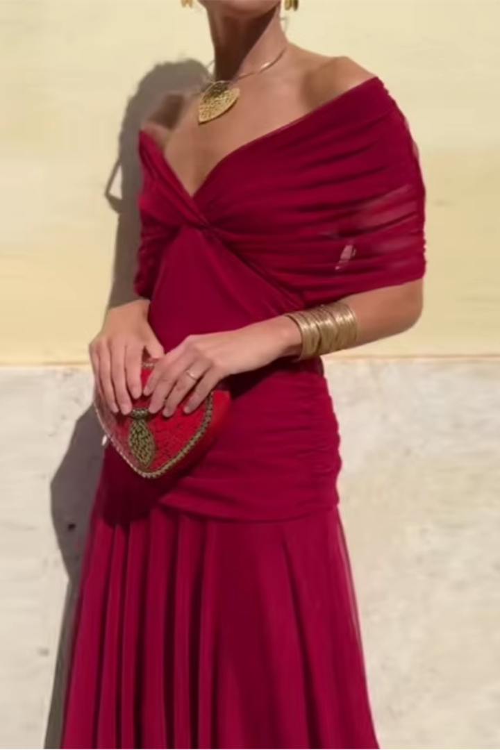 Rochie Luisa cu Decolteu în V