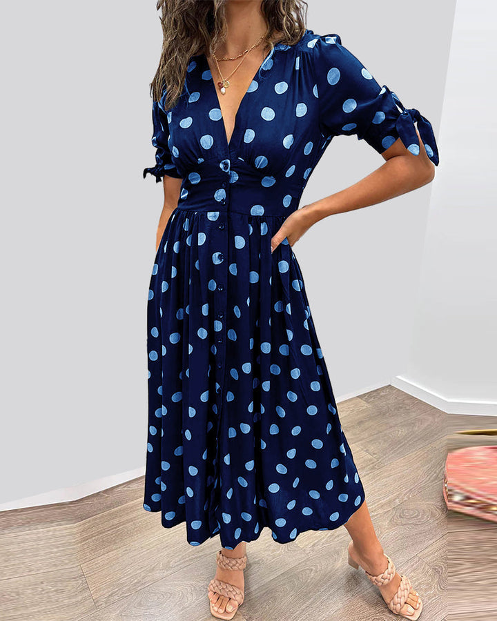 Anna | Rochie de vară cu buline
