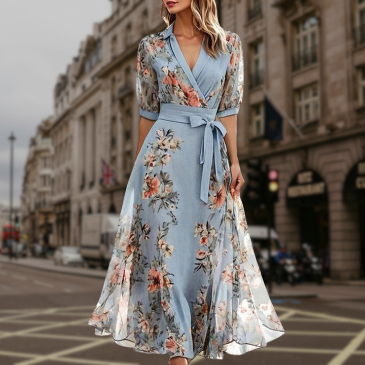 Aurora | Rochie Florală Elegantă