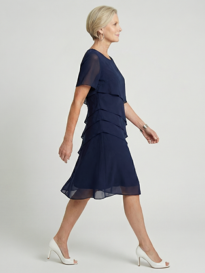 Bea | Rochie Midi Moale cu Contur