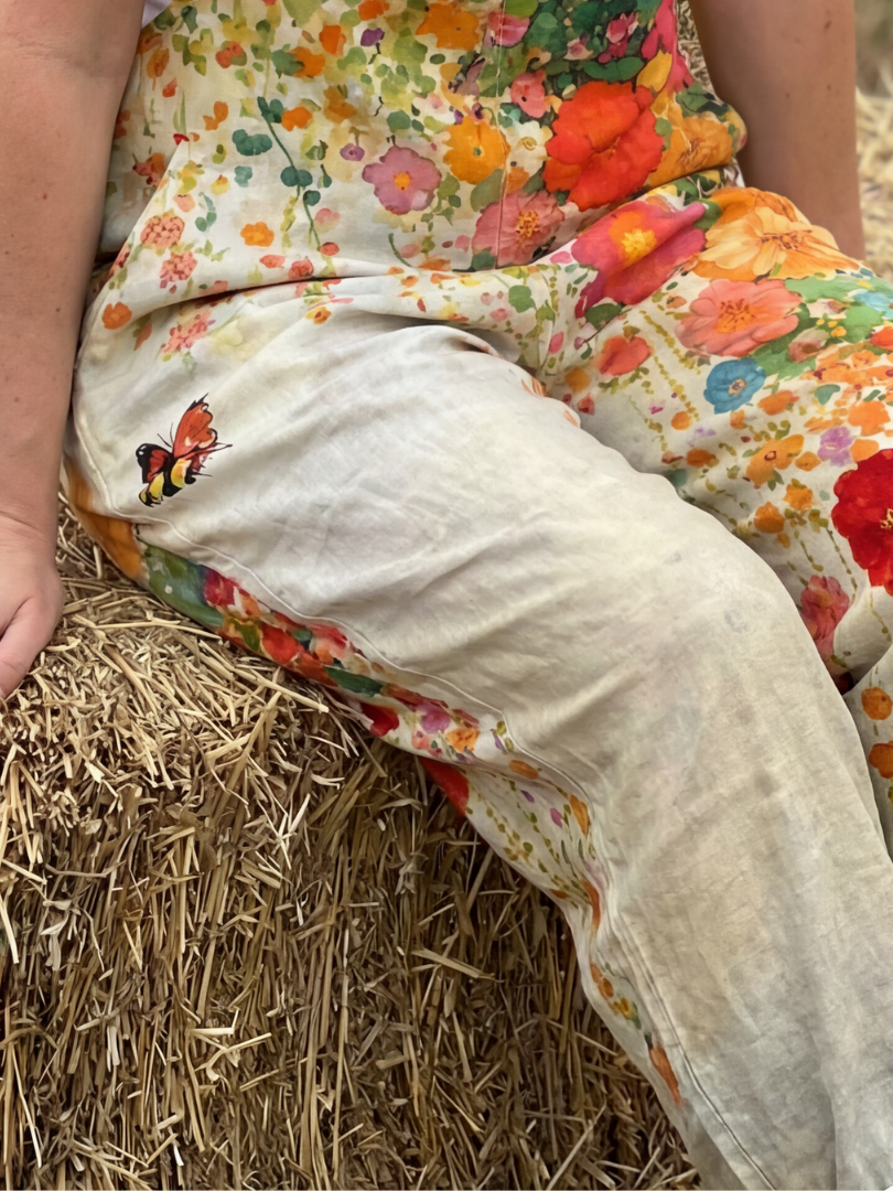 Vesia | Salopetă Florală Relaxată