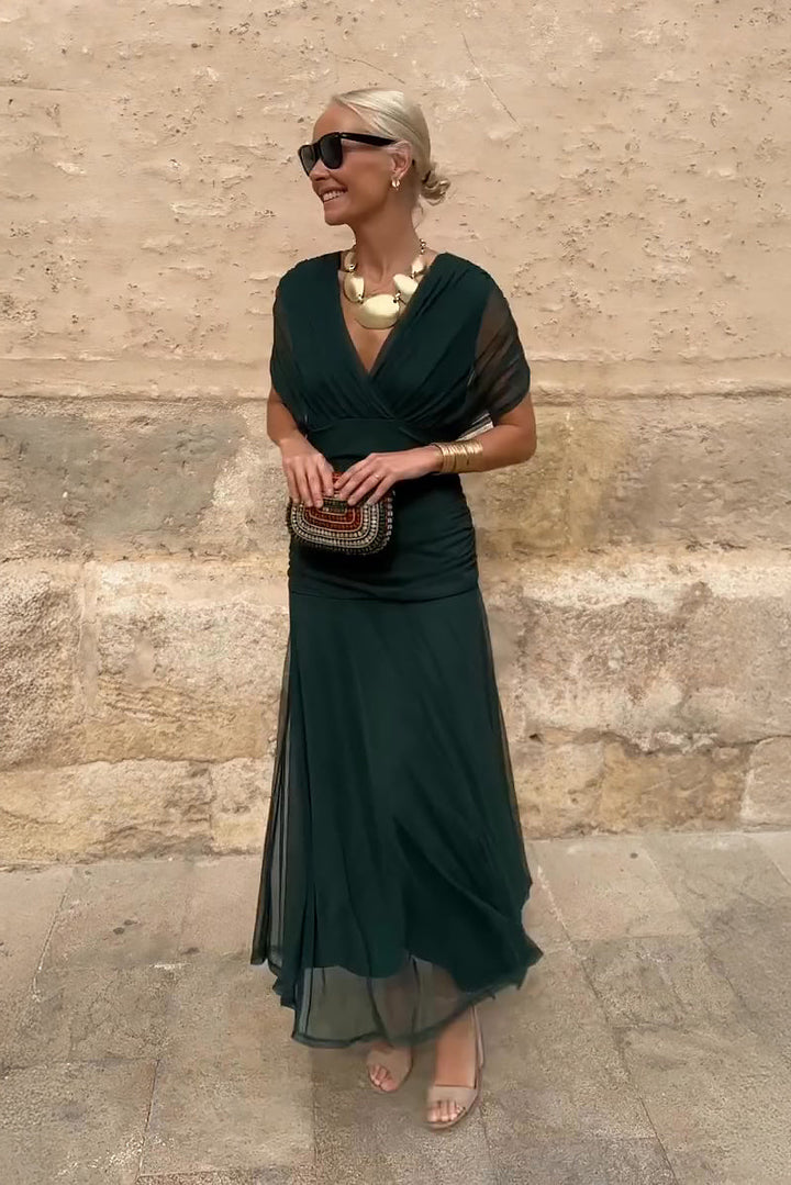 Rochie Luisa cu Decolteu în V
