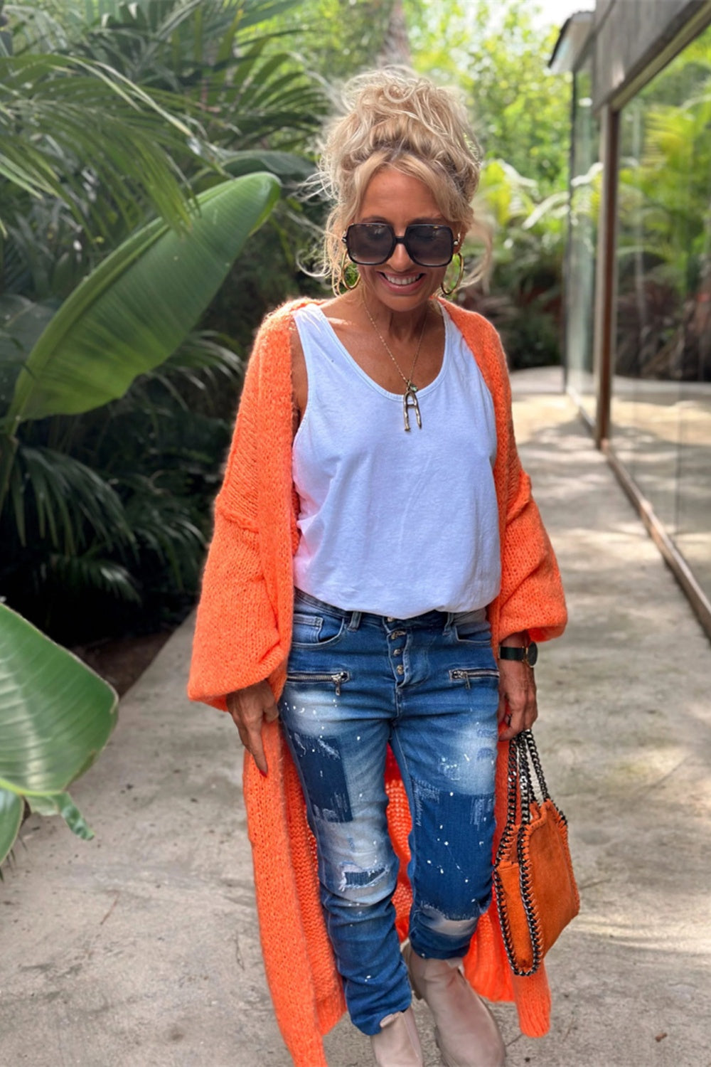 Giovanna | Cardigan lung oversized