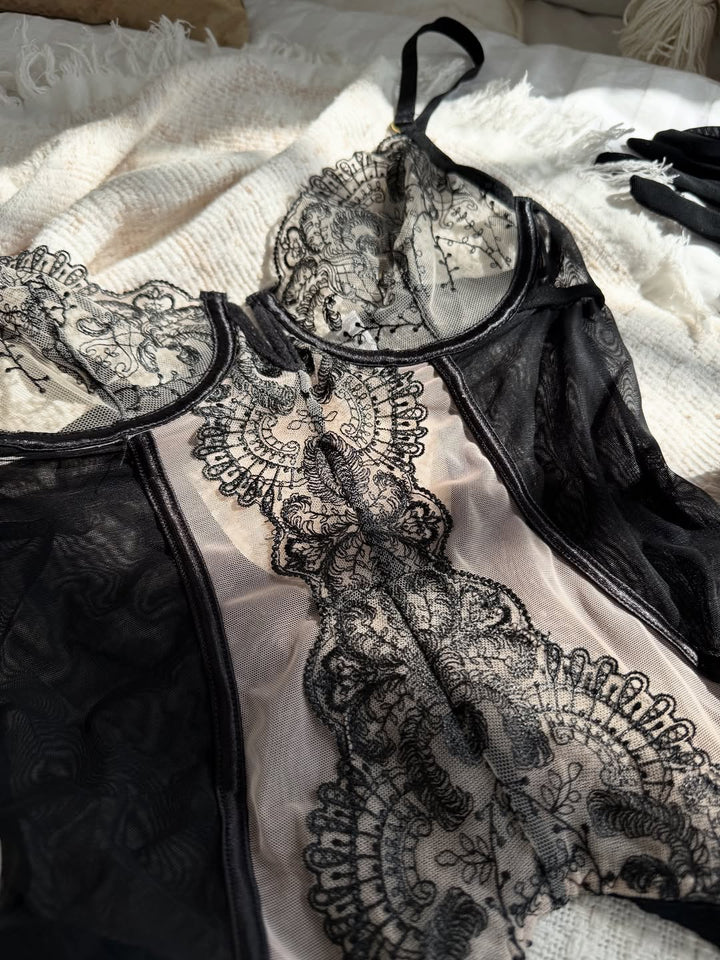 Mila™ | Set de Lenjerie din Dantelă de Lux