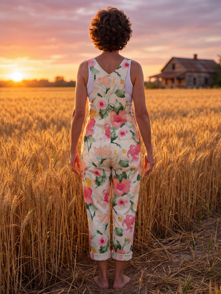 Jose | Salopetă Florală Moale