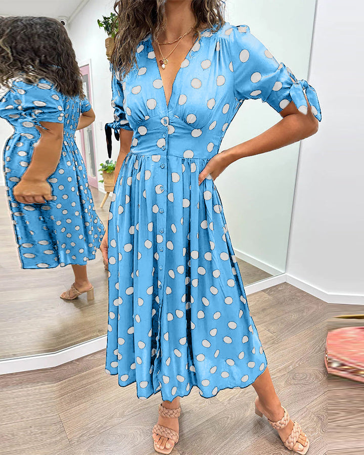 Anna | Rochie de vară cu buline