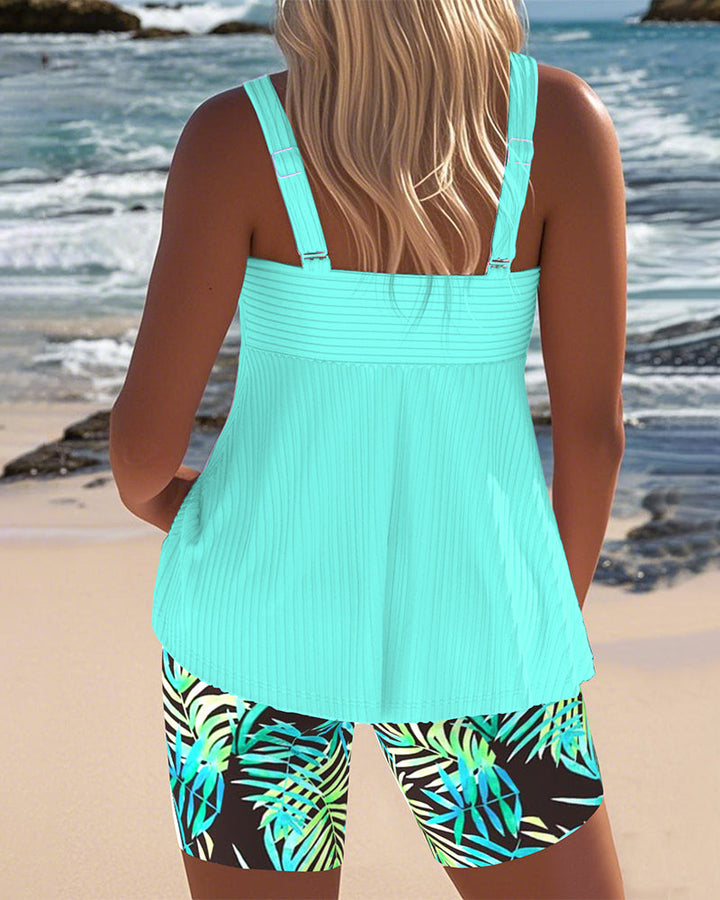 Luna® – Set de tankini colorat