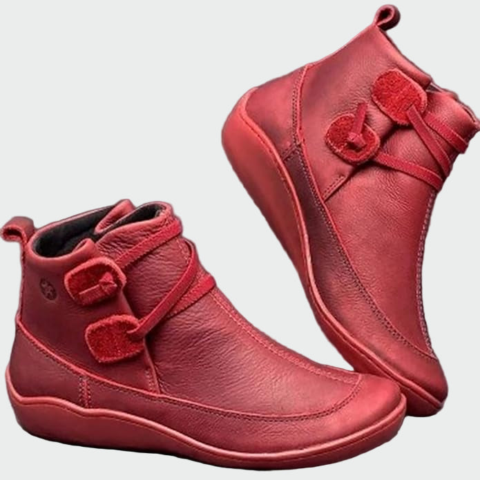 Djelika - Botine ortopedice din piele premium