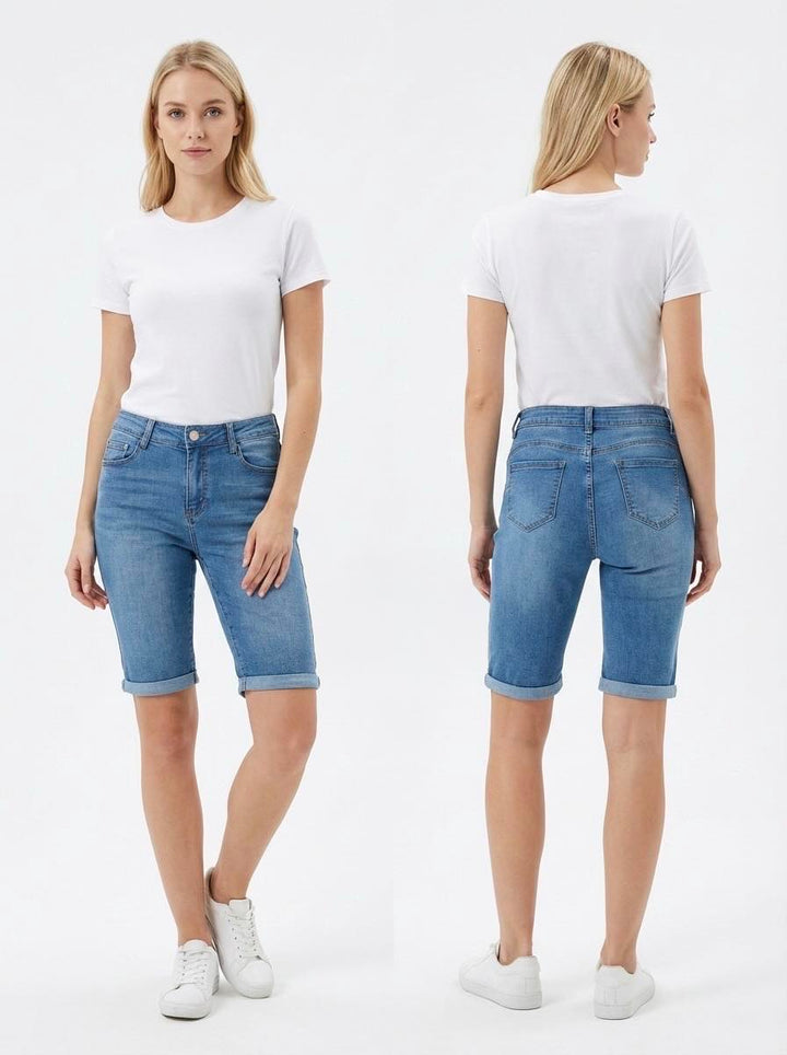 Musthave Push Up Denim Short - Blue