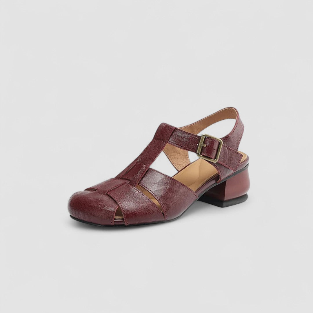AMELIA | Pantofi ortopedici Mary Jane din piele naturală