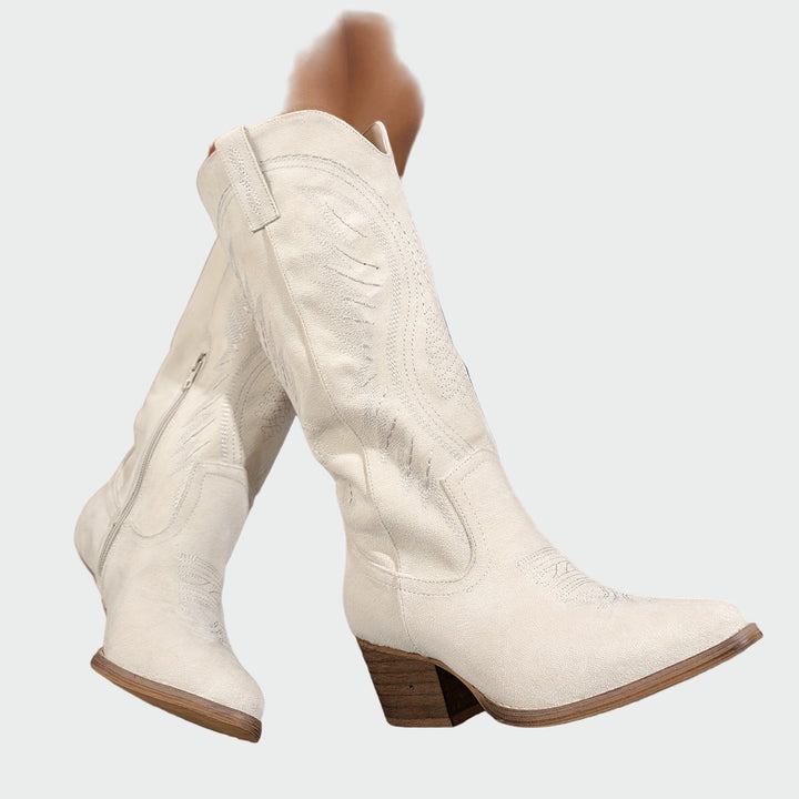 Biserka - Botine vestice brodate elegante