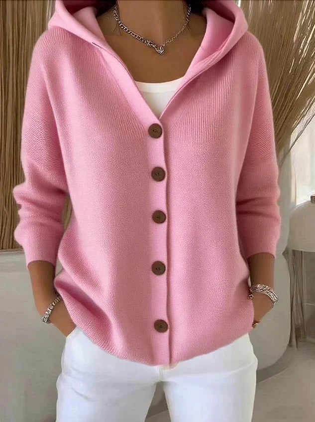 Fleur | Cardigan moale cu glugă
