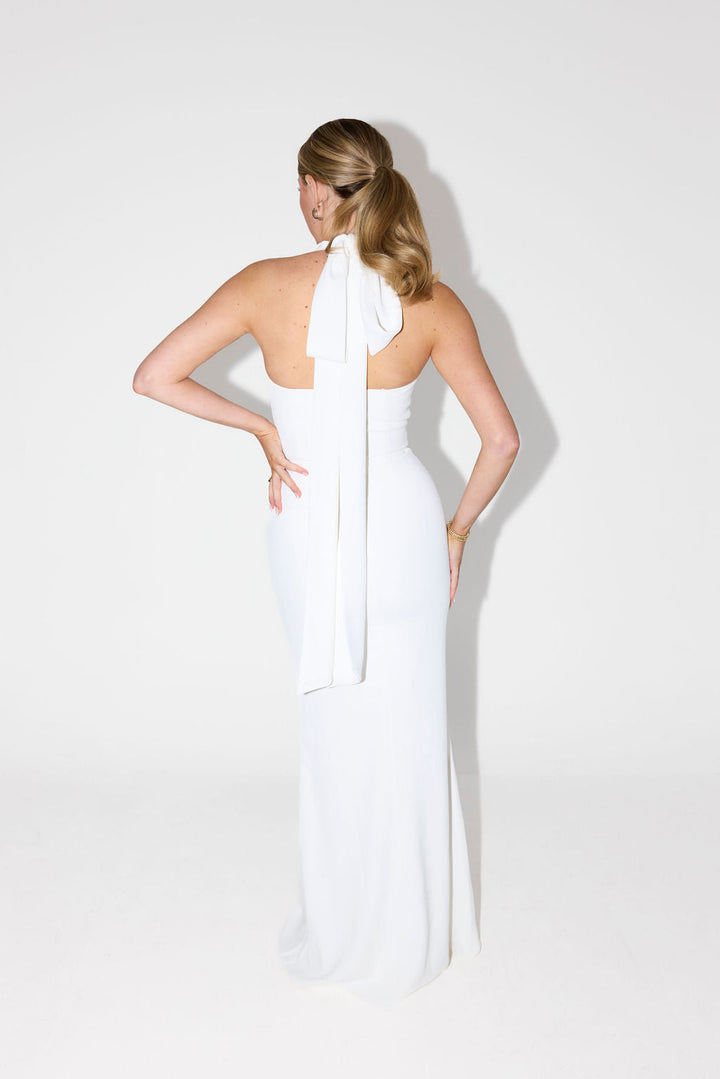 Sienna – Rochie Halter de Damă Elegantă Maxi Modern Muse