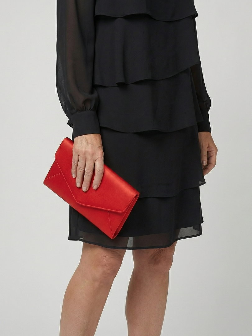 Tímea | Rochie Midi Stratificată Unis