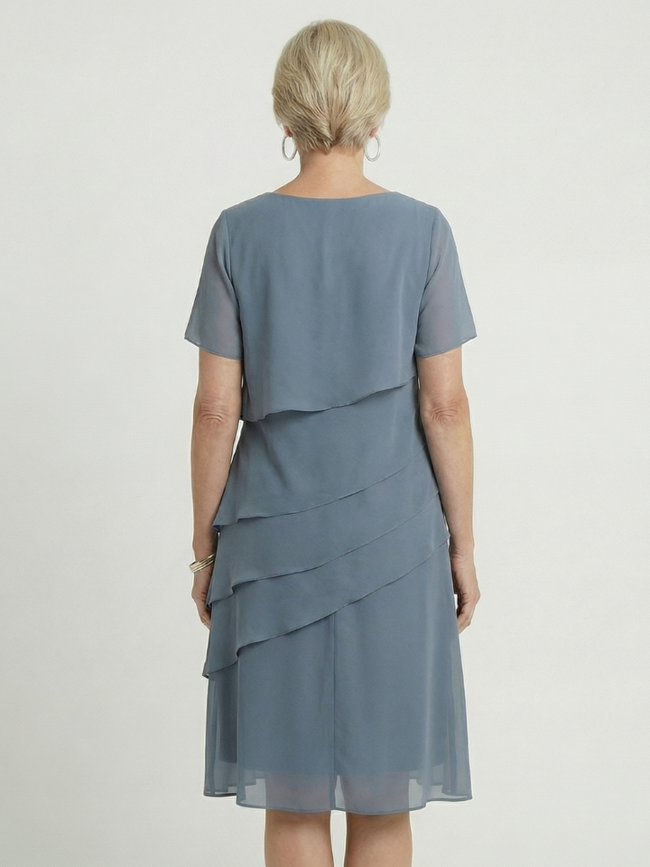 Bea | Rochie Midi Moale cu Contur