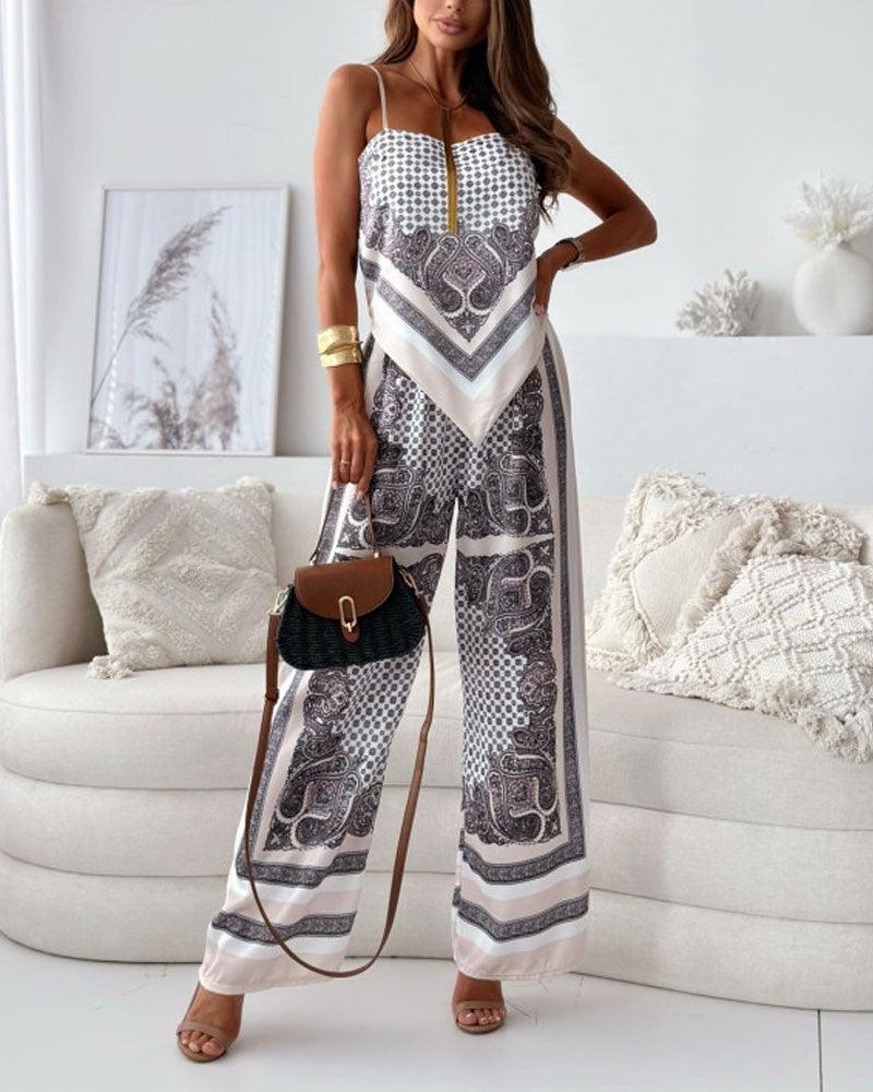 Helen | Set Elegant cu Talie Înaltă și Pantaloni pentru Vară