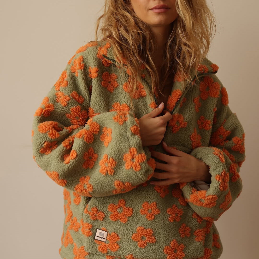Amalia | Pulover Sherpa boho