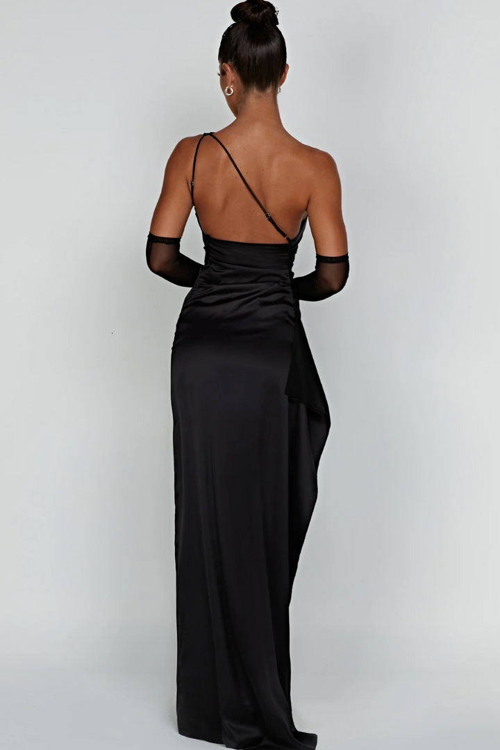 Aine | Rochie Asimetrică din Satin