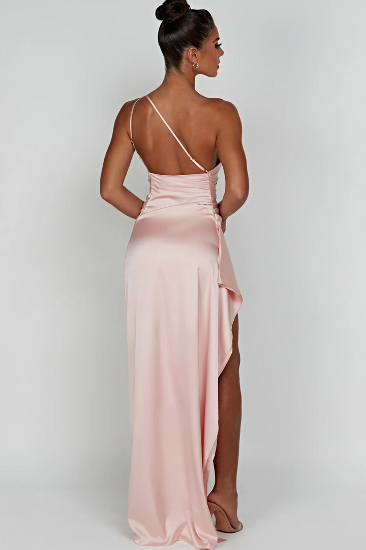 Aine | Rochie Asimetrică din Satin