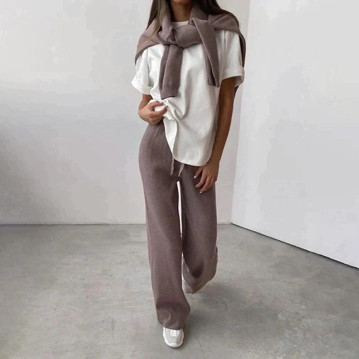 Cristiana | Set Elegant De Pulover Și Pantaloni Confortabili