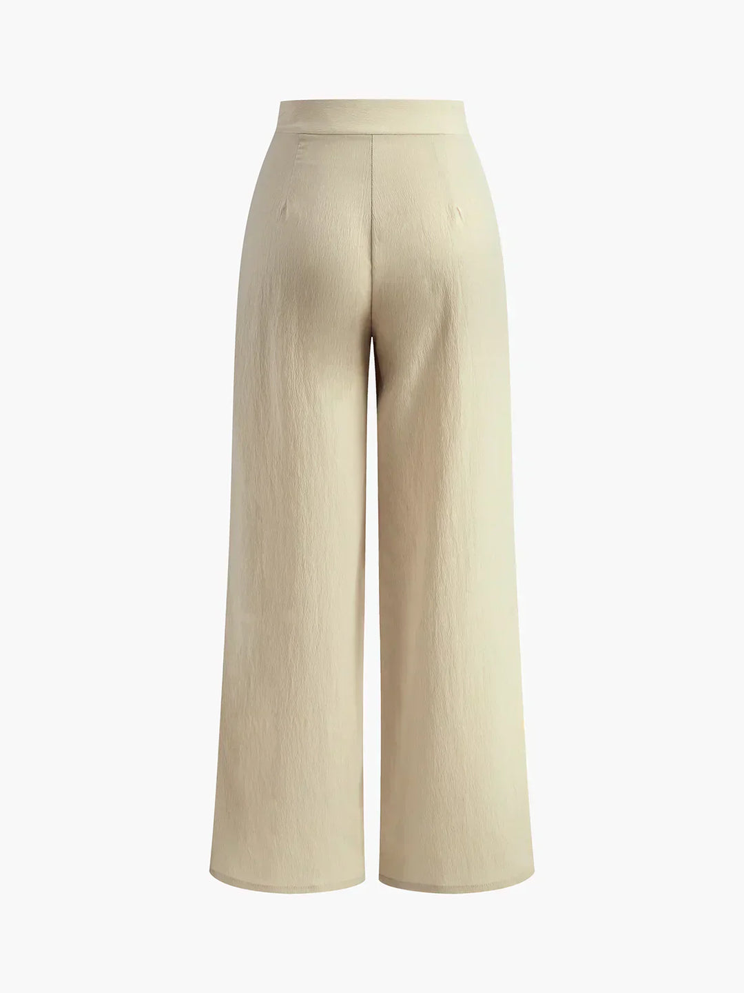 Pantaloni Largi Plisați Stil Old Money